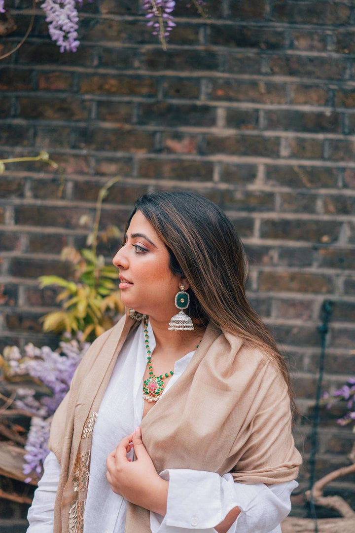 Chandni Green Earrings