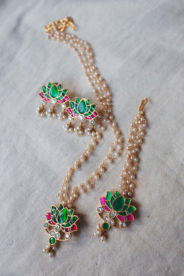 Heer full set (pink and green)