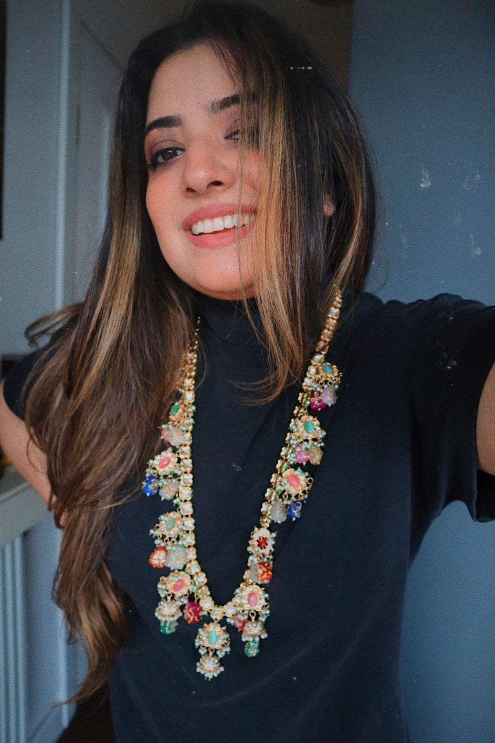 Devi mala (with earrings)
