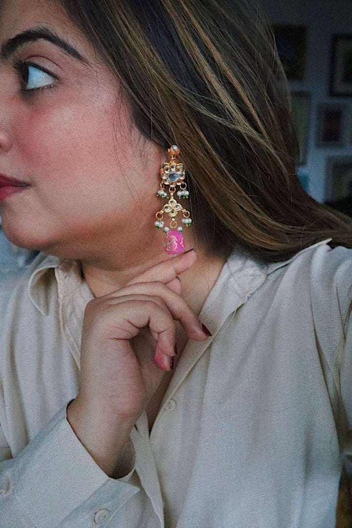 Devi mala (with earrings)
