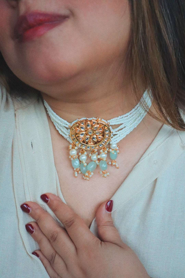 Chand Choker set (with earrings + teeka)