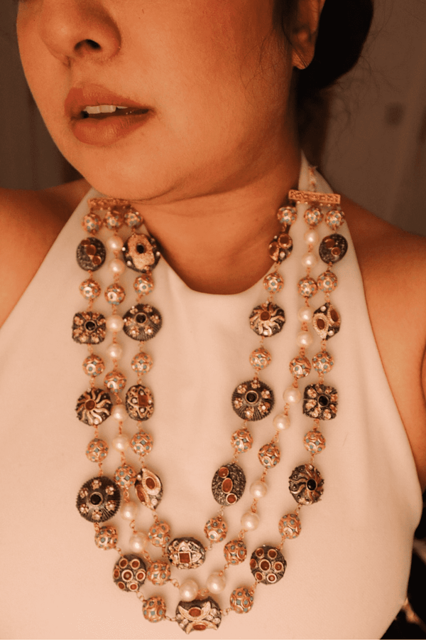 Three Strings (with earrings)